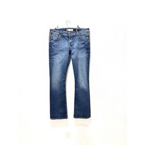 BKE Jeans Women's 36XL (36x35.5) Culture Boot Cut Stretch Blue Denim
